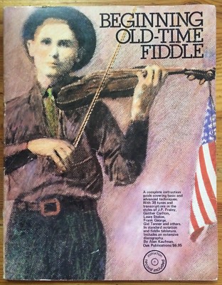 Beginning Old Time Fiddle Alan Kaufman Oversize Paperback With Record