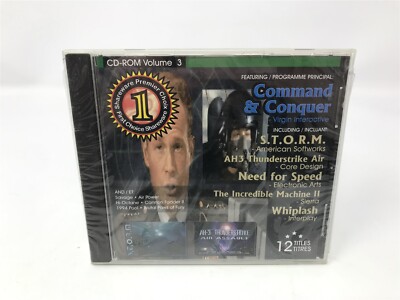 First CHoice Shareware CD-ROM Vol.3 - PC Game - Command & Conquer ++ New Sealed 