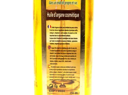 Arganöl aus Marokko für Haarhaut Lippen echte authentische Glasflasche 8,5 Unzen - Bild 4 von 12