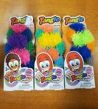 3 Pk: Tangle Hairy Twist and Turn Sensory Fidget Toy - 1 of Each Color - R6P4