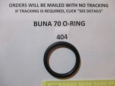 404 O-ring 1-7/8'' ID x 2-3/8'' OD x 1/4'' thick.  Buna-70.  Quan 1.
