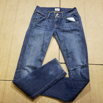Hudson Skinny Jeans size 24 Collin Flap Jeans 24x31 - Distressed 