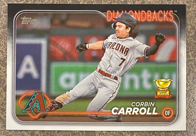 Corbin Carroll 2024 Topps Series 1 Gold Cup baseball card #156