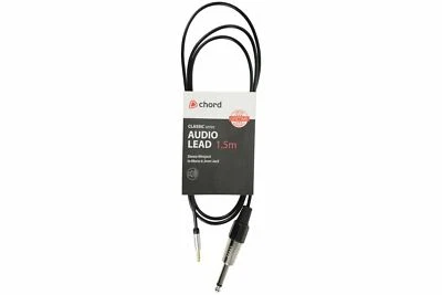Classic Stereo minijack to mono 6.3mm jack lead - 1.5m NEW