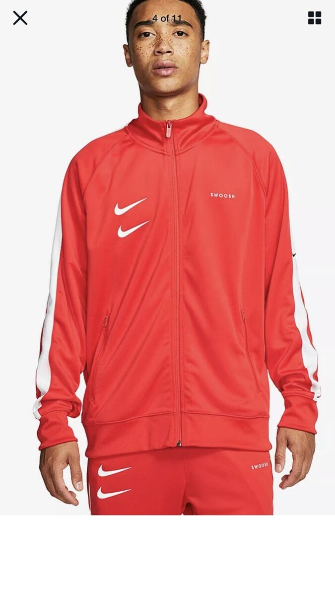 Nike NSW Sportswear Double Swoosh Track Jacket Mens Size XL Nike NSW Sportswear Double Swoosh Track Jacket Mens Size XL