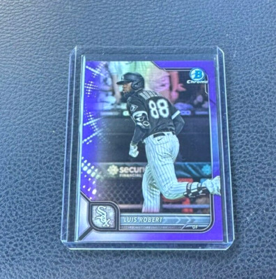 2022 Bowman Chrome Luis Robert Purple Refractor 068/250
