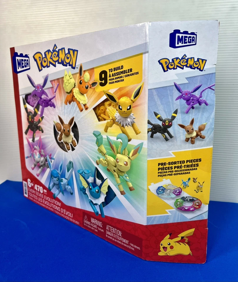 2022 Mega Construx Pokémon - Every Eevee Evolution! Building Set (470pcs) - Image 4 of 4