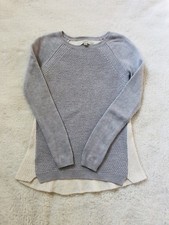 LOFT Merino Wool knit Colorblock Sweater