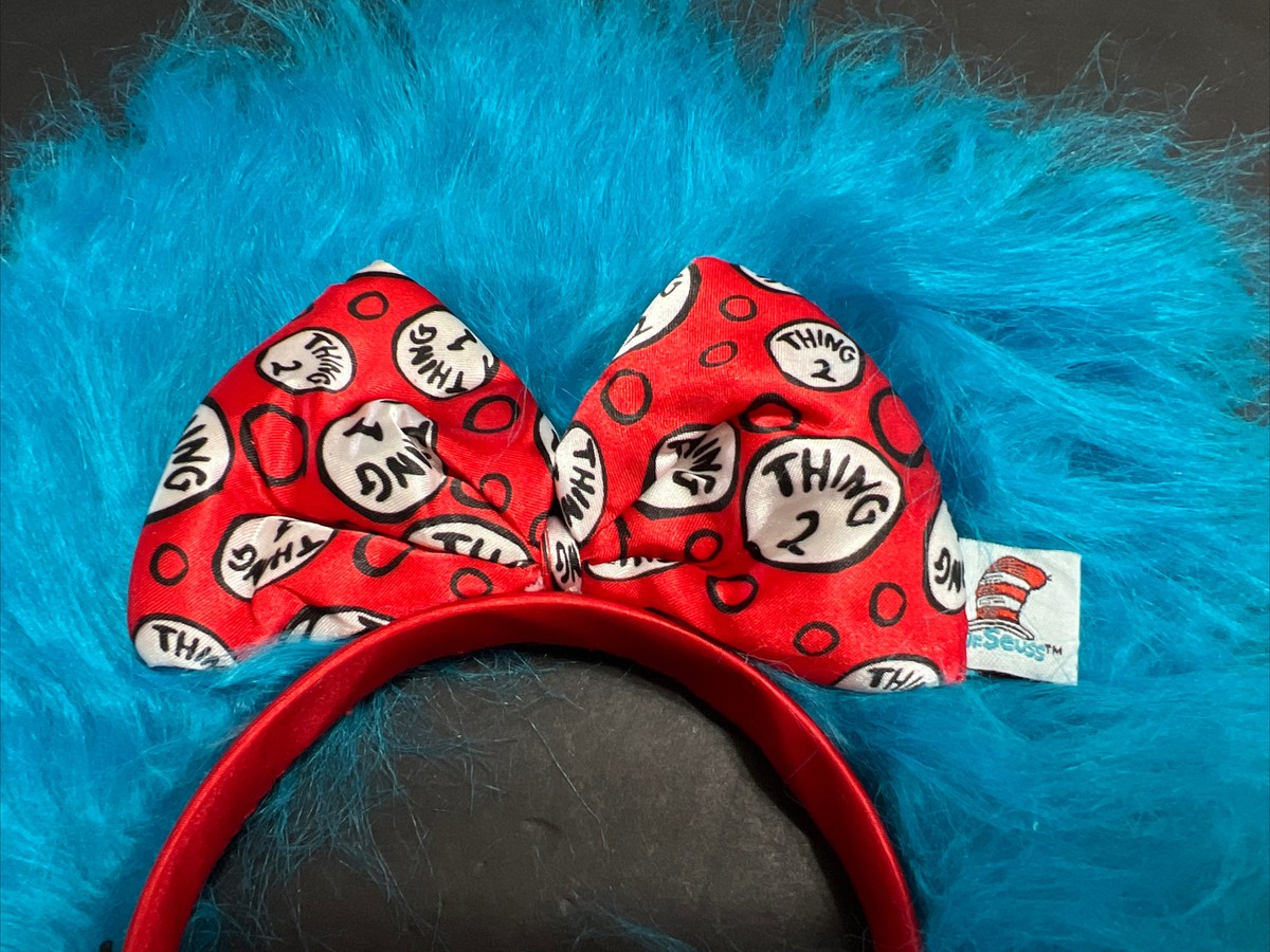 Dr. Seuss Thing 1 & Thing 2 Haarreif – Glitzer-Schaumstoff-Haar, Offizielles Lizenzprodukt