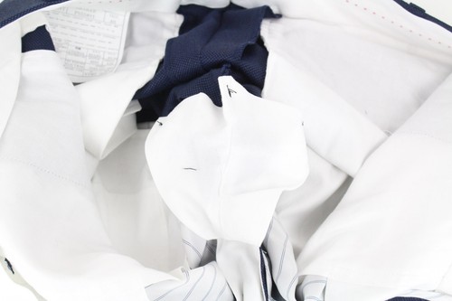 Suitsupply La Spalla Hombre Traje UK36R un Solo Pecho Azul Lana Pura 2 Pieza - Imagen 17 de 19
