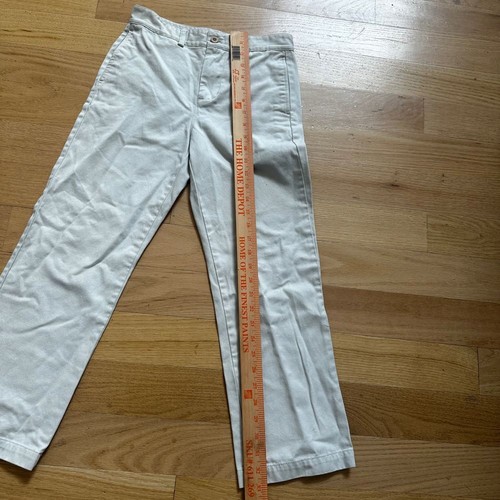 Vineyard Vines Pants Girl's 12 Cream Ivory Straight Casual Cotton Chino - Picture 2 of 8
