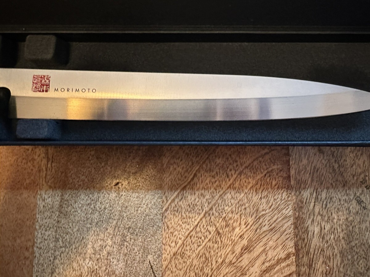 Miyabi Morimoto Pro Yanagiba 10.5” VG10 Rare 270mm Sujihiki Nenox Miyabi Morimoto Pro Yanagiba 10.5” VG10 Rare 270mm Sujihiki Nenox