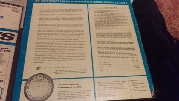 No Artist - Library Of Sound Effects  (4xLP + Box) (Very Good (VG)) - Image 4 of 4