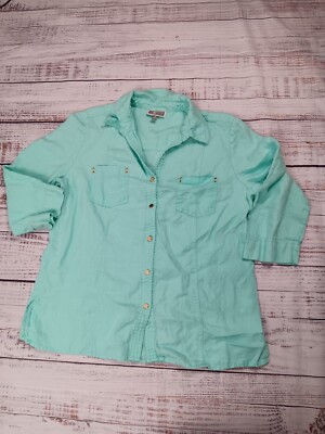 green emerald velvet dress Check You Out Green Button Down Top, Medium - The Mint Julep Boutique main image 1