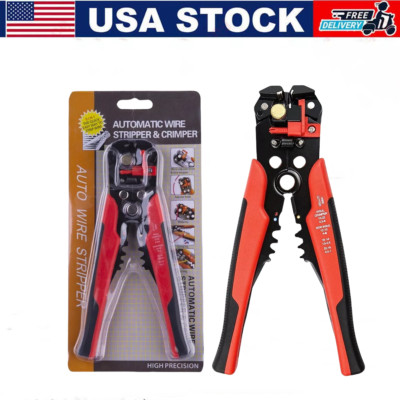 MultiPurpose Electrical Wire Stripping Tool 8'', Crimper Pliers Insulated Cutter