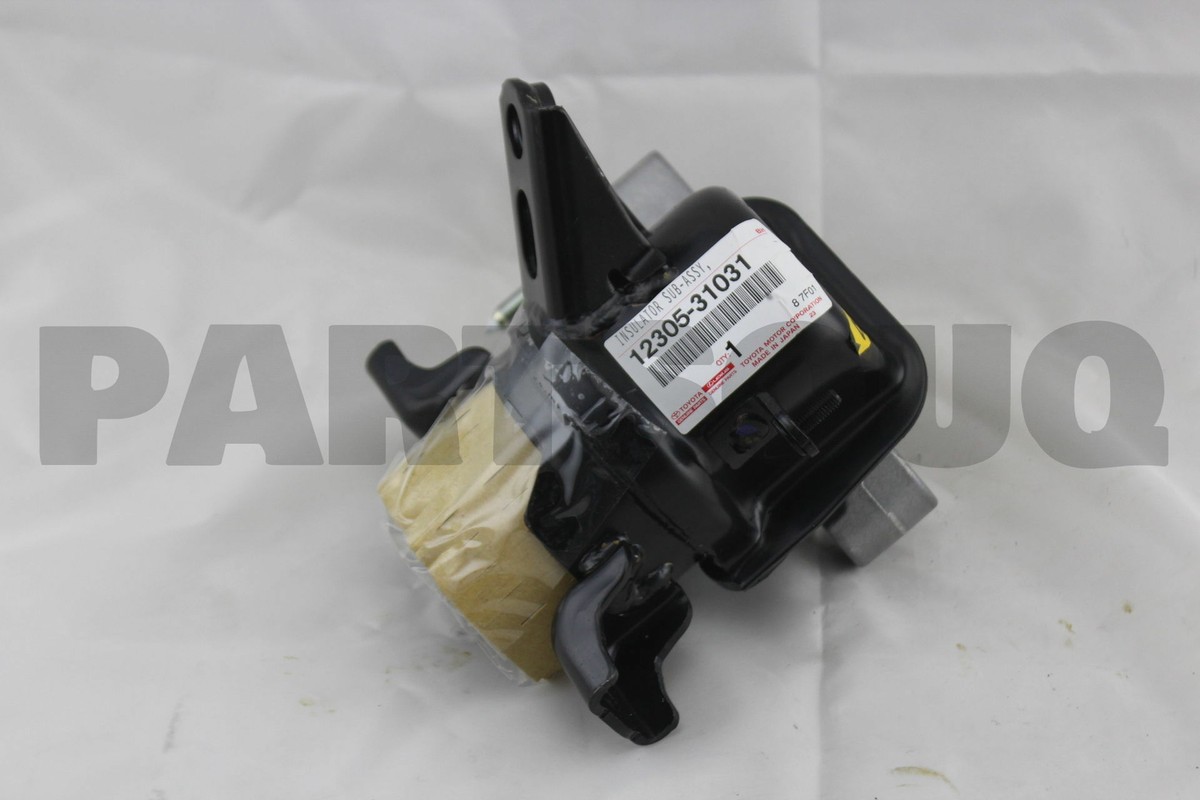 1230531031 Genuine Toyota INSULATOR SUB-ASSY, ENGINE MOUNTING, RH