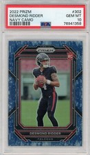 2022 Prizm Desmond Ridder Navy Camo Prizm 14/25 PSA 10 💎