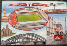 Sunderland Roker Park Postcard Last Match At Roker Park 13th May 1997