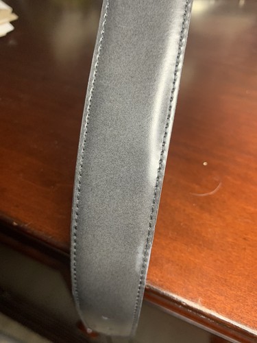 Cintura reversibile da uomo Salvatore Ferragamo taglia 38 nera e talpa - Foto 10 di 14