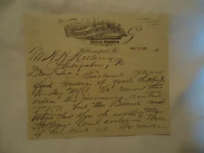 Williamsport Candy Mfg Co PA Peerless Brand jelly drops 1918 Personal Letter