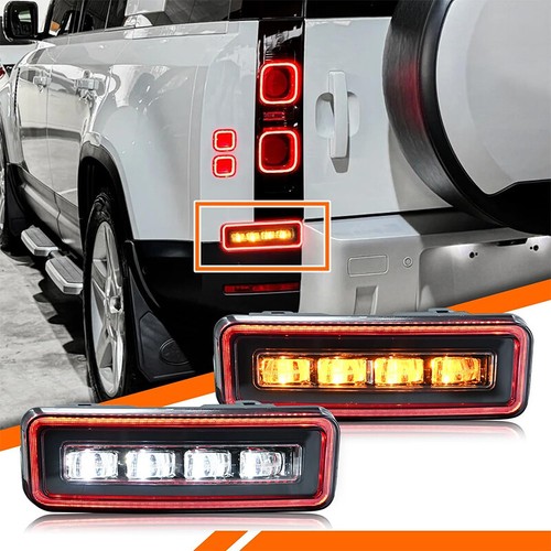 1 par de luces de freno de parachoques trasero para Land Rover Defender 90 110 130 2020-2024 lámparas - Imagen 2 de 14
