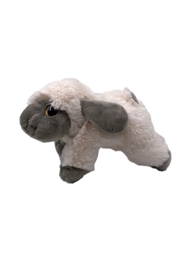Plush Toy Stuffed Animal Lamb Sheep Length 18 cm White - Picture 2 of 3