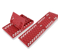 2PC Foldable Car Tire Traction Mat Anti Skid Pad Emergency Car Escaper