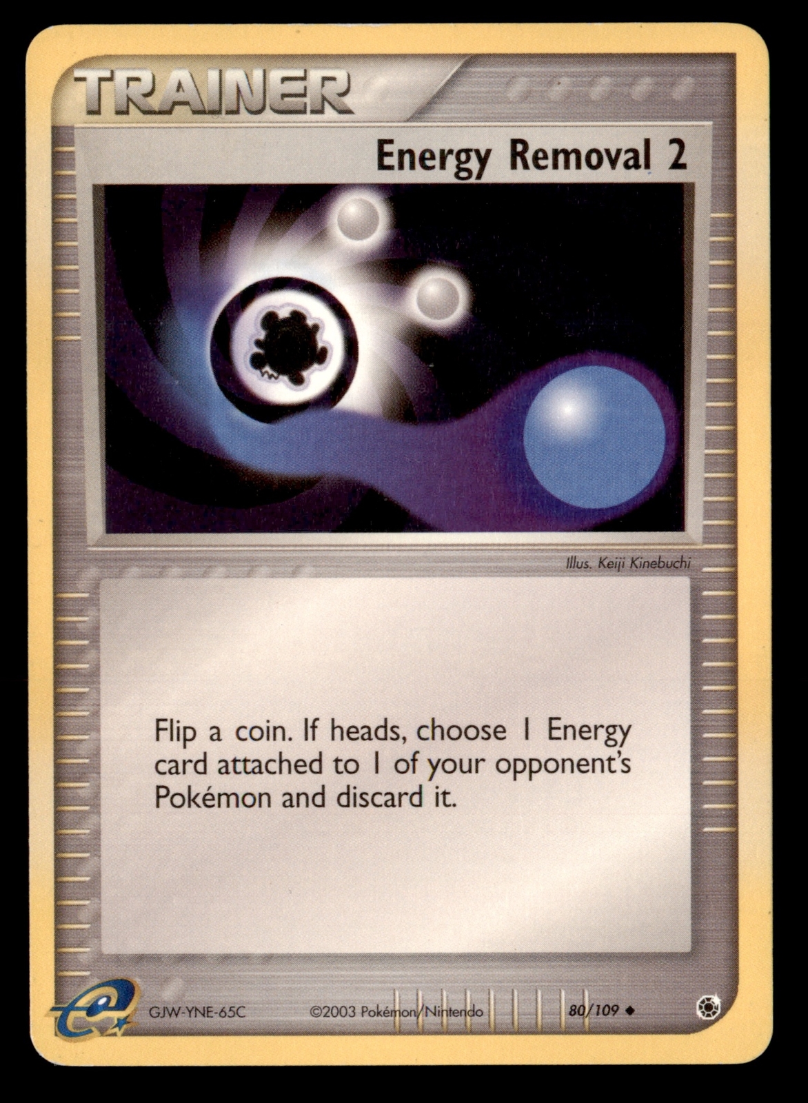 Pokemon Card Energy Removal 2 (EX Ruby & Sapphire) 80/109 NEAR MINT Non-Holo TCG