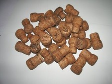 40 Used champagne style corks - Art & Craft, Weddings, Fishing. No plastic.