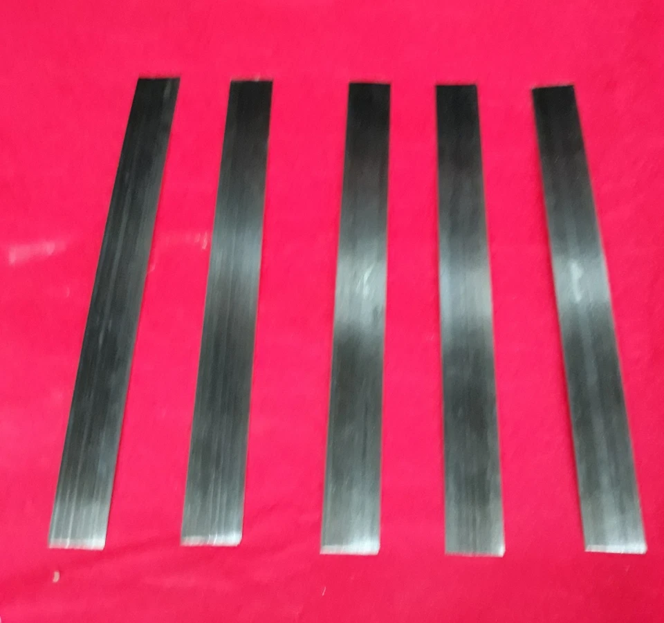 CS95 HIGH CARBON STEEL. Spring steel strip Spring band steel 29.00mm X.50mm X 304mm PT140 carbon steel.