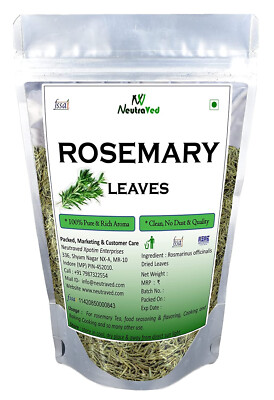 Rosemary Dried Leaves, Rosmarinus Officinalis, 100% Prue Herbal Apothecary,3.5oz