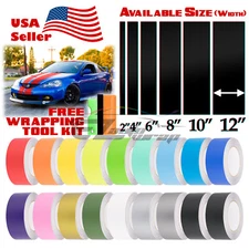Matte Color Racing Stripes Vinyl Wrap Decals For Acura RSX Stripe 25FT / 50FT