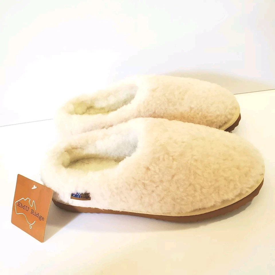 EMU RIDGE 8 拖鞋剪羊毛 Aria Scuff 羊皮骡子霜懒人鞋女式堵塞 — 第 3/3 张图片