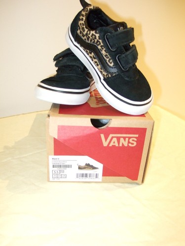Vans Off The Wall Black/ Animal Print , Kids Size UK 5 - Foto 2 di 7