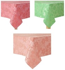 Celebrate Easter Together Floral Pastel Cotton-Rich Fabric Tablecloth 70" Round