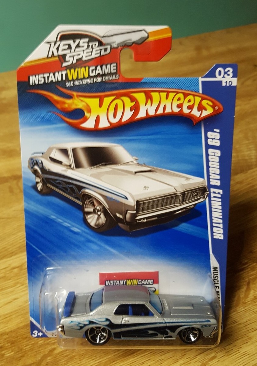 Hot Wheels ´69 Mercury Cougar Eliminator – Muscle Mania Serie 3/5, 1:64, Grün Metallic, 2024
