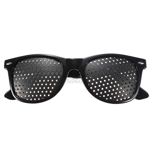 Anti-fatigue Pinhole Glasses Stenopeic Vision Improver Eyesight Car Sunglasses - Picture 13 of 14