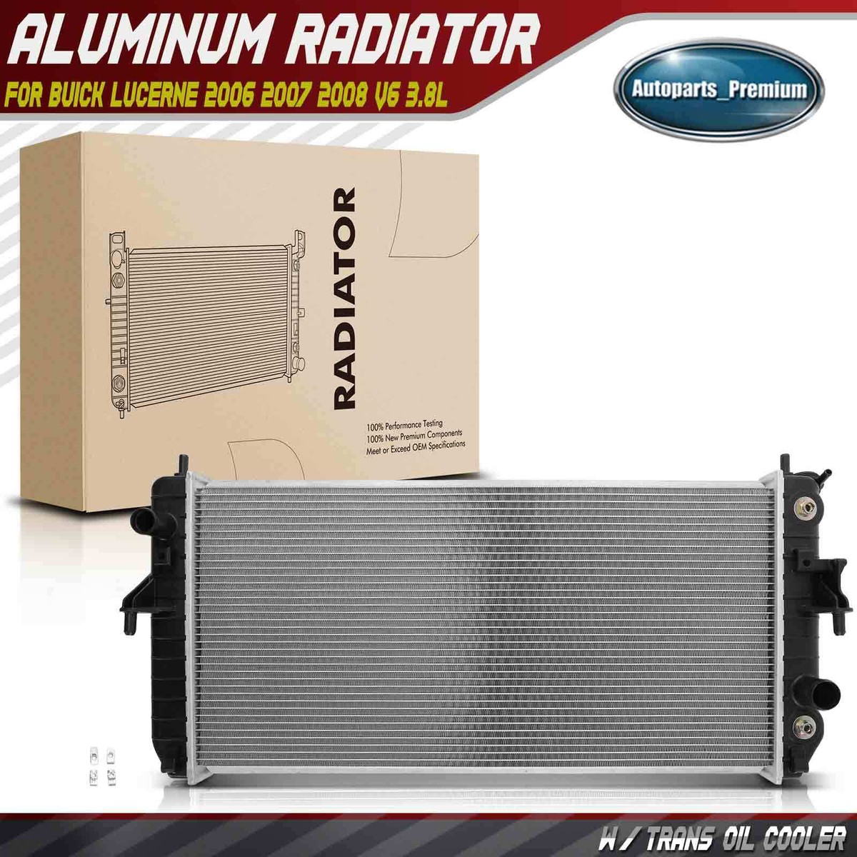 Water Pump - Compatible With 2006 - 2008 Buick Lucerne 3.8L V6 2007