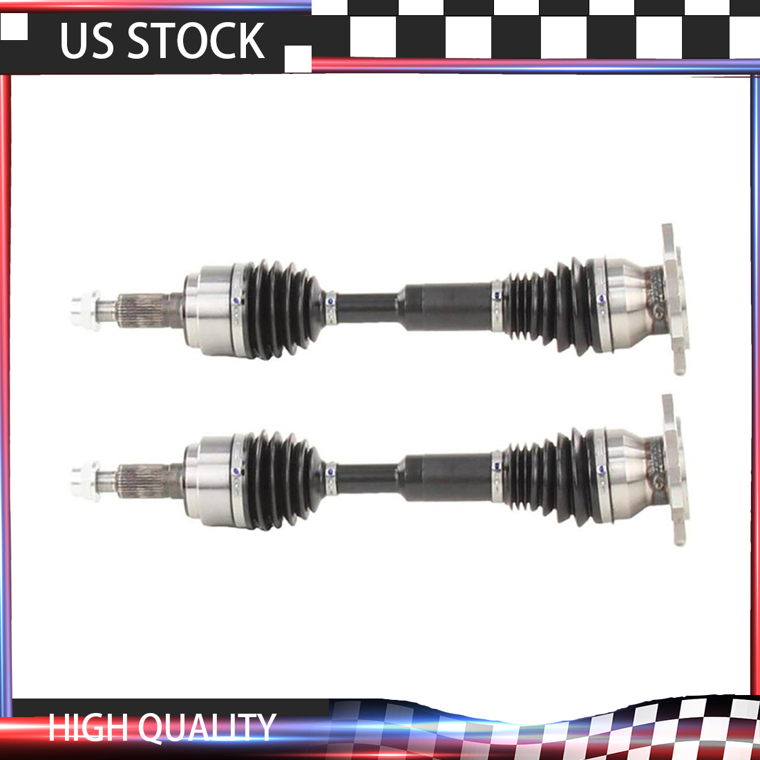 Front Extended Travel CV Axle Shafts Set For Escalade ESV Chevy Tahoe