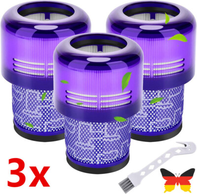 3Stk Filter passend für Dyson V15 Detect V11 Absolute Extra Pro Staubsauger Hepa