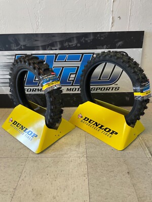 Dunlop MX34 Front 60/100-14 Rear 80/100-12 Tire Set CRF110 KLX110