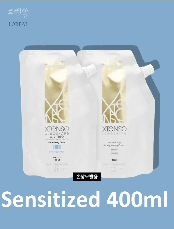 Crema suavizante L'OREAL X-tenso Oleoshape 400 ml cabello rebondante recto permanente Foto 3 de 4