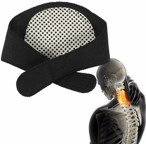 Self Heating Magnetic Neck Support Brace Collar Pain Relief Heat Pad Tourmaline - Picture 6 of 10