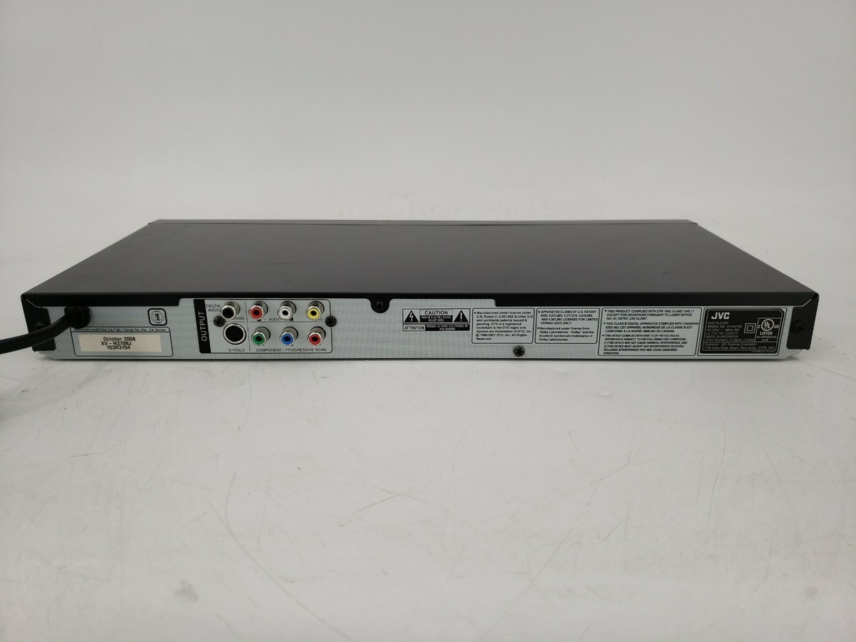 JVC XV-N370 DVD/Super VCD/VCD/CD Player *No Remote* Tested | eBay