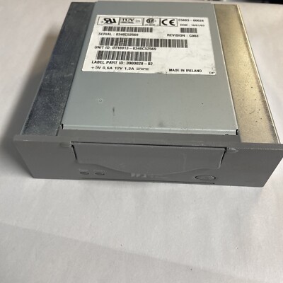 Sun Microsystems 3900028-02 4mm DAT 20/40GB SCSI DDS-4 Tape Drive C5683 @MB165