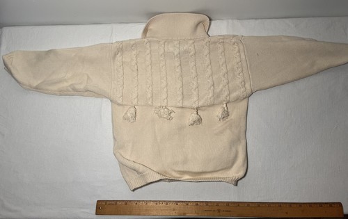 Vintage English Sports Shop Bermuda Cotton lamb Sweater SZ Small - Picture 6 of 6