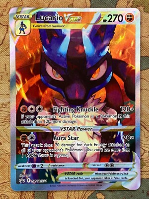 black vstar pokemon card price Amazon.com: Pokemon - Lucario VSTAR -SWSH214