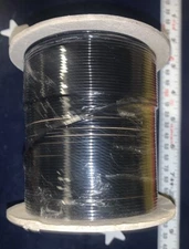 PTFE Tubing Feedline 1mm x 0.3mm Black  X 3m (10’ Feet)