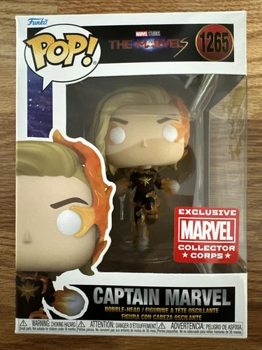 Funko Pop! Captain Marvel #1265 Marvel Collector Corps Exclusive The Marvels New