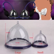 Suction Cup Pussy Breast Pump Female Enhancement Enlargement Pumping Sucker Toys